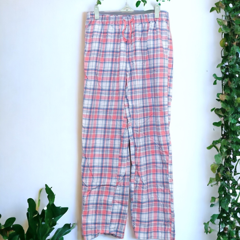 **3/$25** Lightweight Plaid PJ Pants - Small